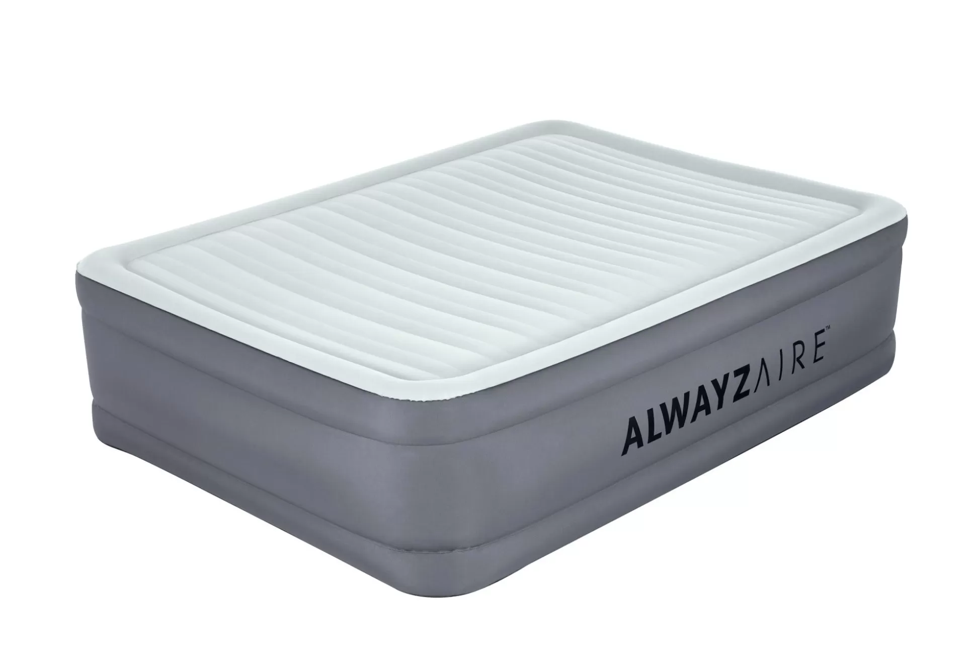 Bestway Alwayzaire Tough Guard Air Mattress Queen 20 With Built-In Dual Pump And Antimicrobial Coating Outlet