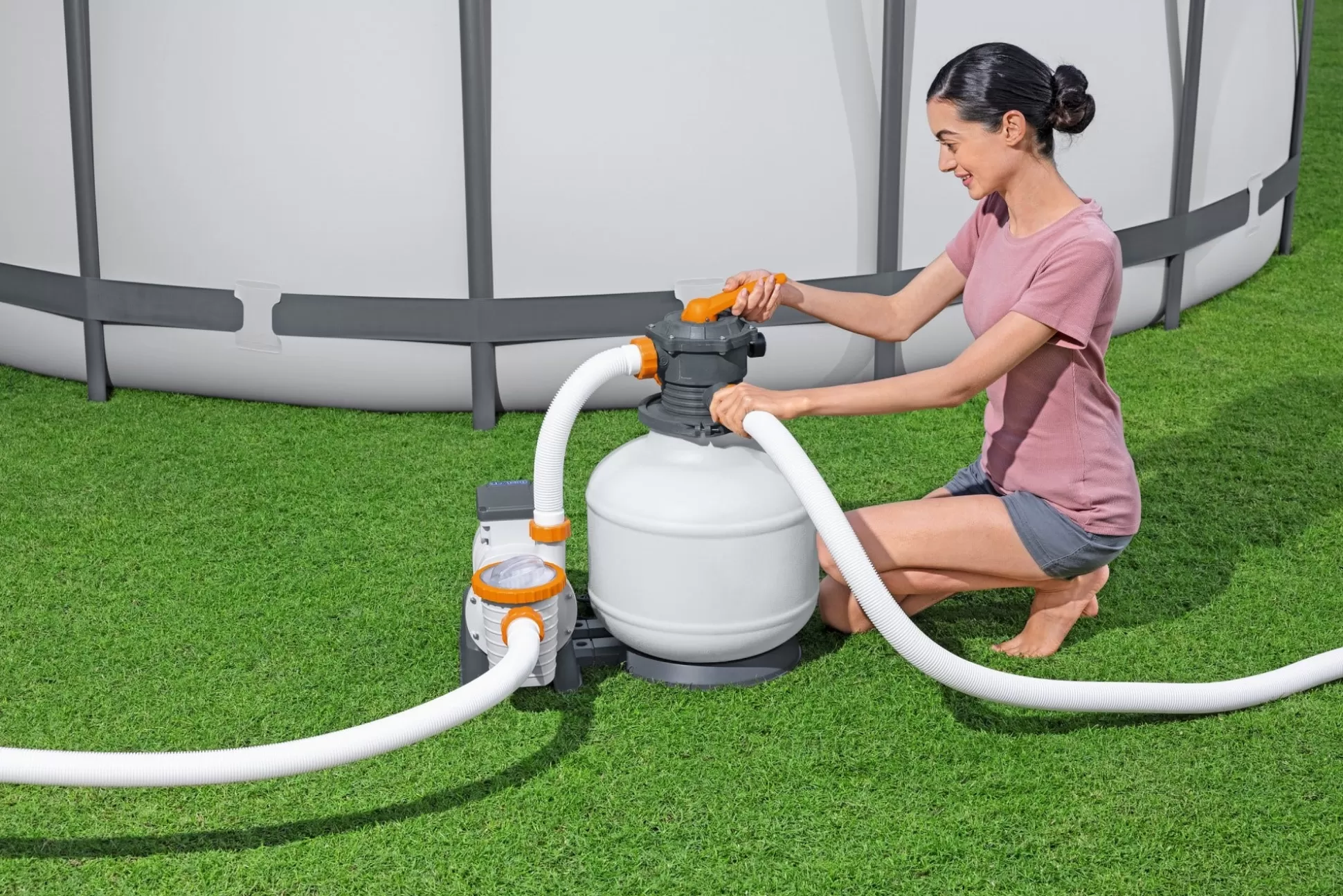 Bestway Flowclear 3000 Gallon Sand Filter Above Ground Pool Pump Discount