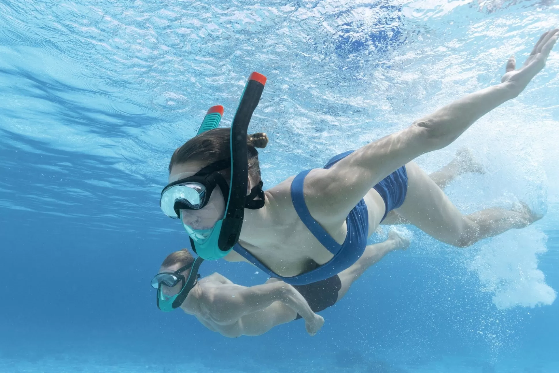 Bestway Flowtech Multicolor Full-Face Snorkel Mask S/M Discount