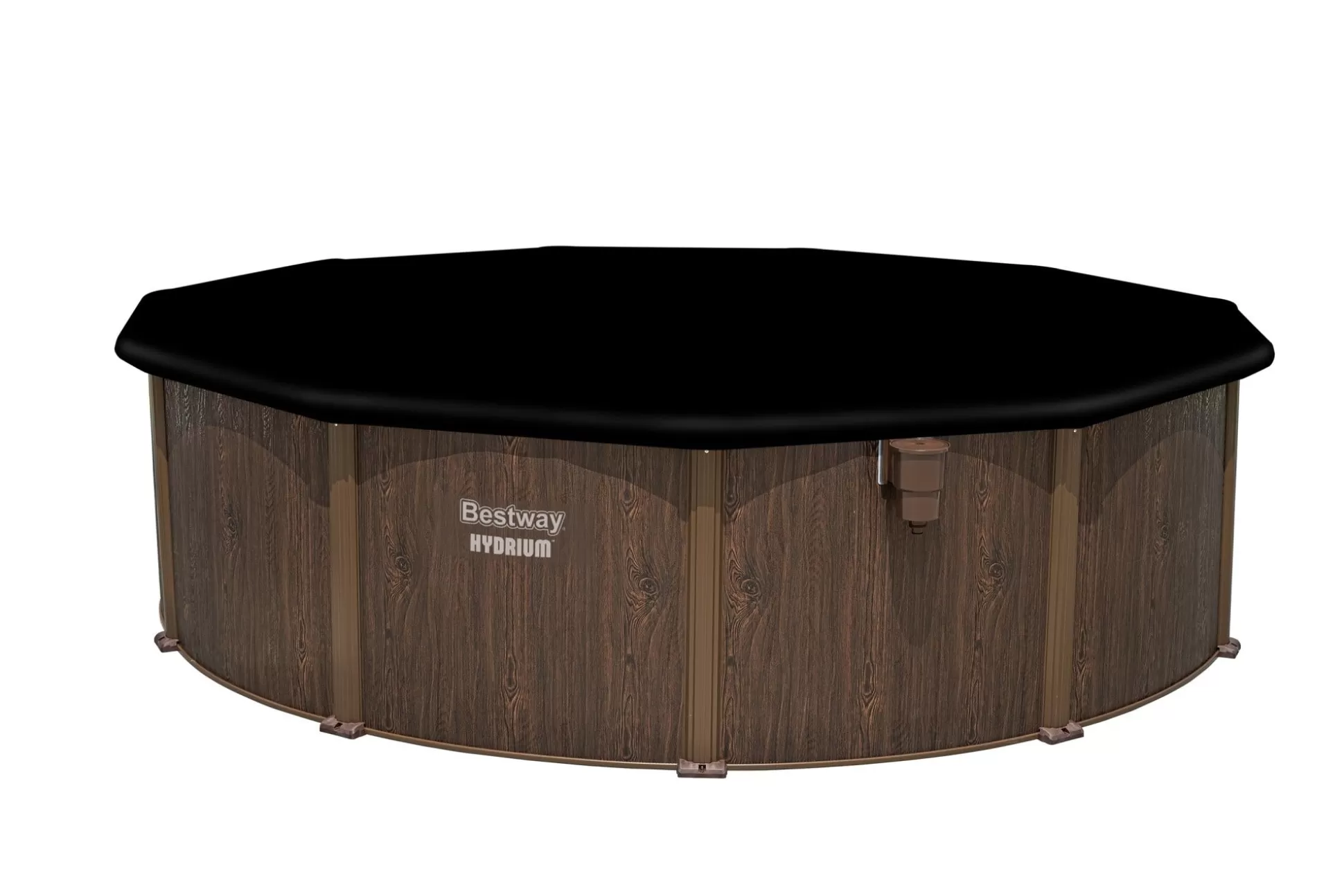Bestway Hydrium Steel Wall Above Ground Pool Set Round 16' X 52 Hot