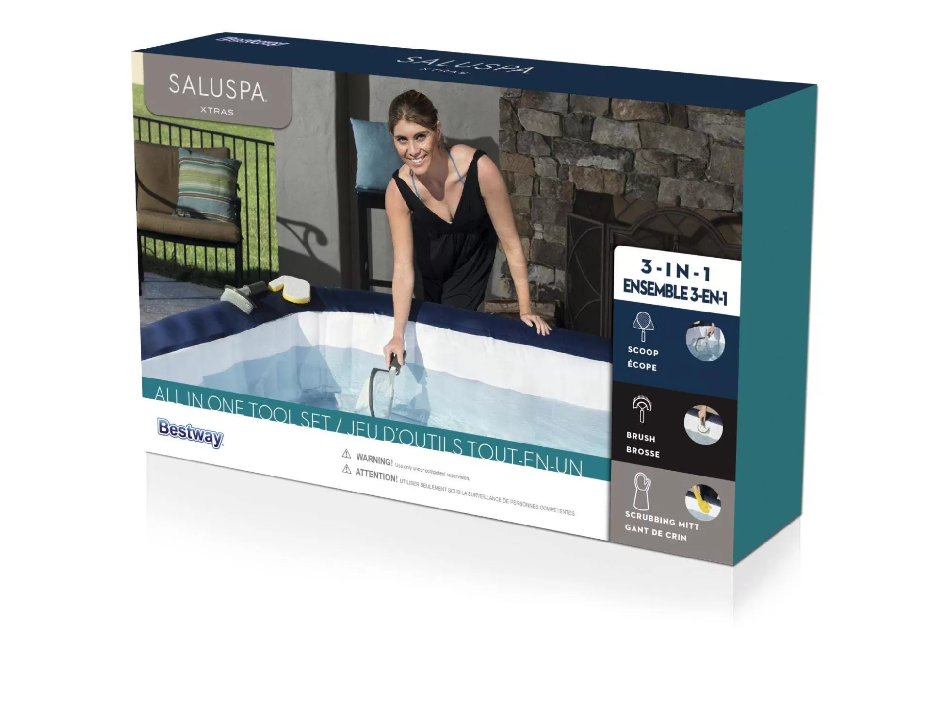 Bestway Saluspa All In One 3 Piece Cleaning Tool Set For Spa Online