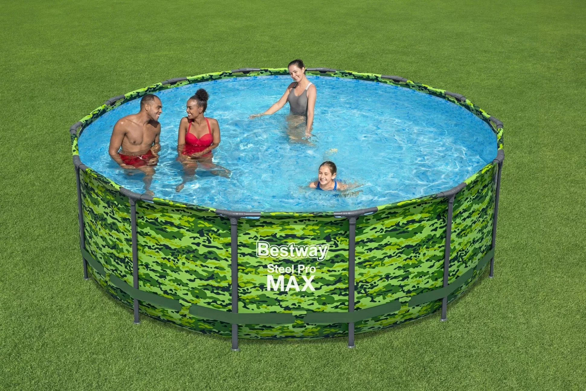 Bestway Steel Pro Max 14' X 48 Above Ground Pool Set Round Fashion