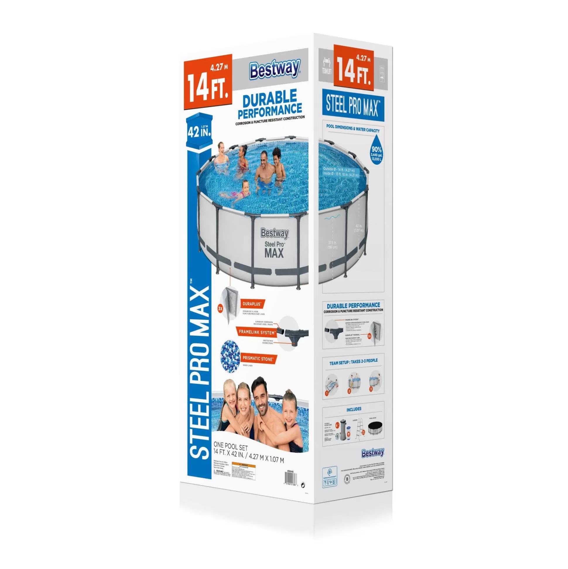 Bestway Steel Pro Max 14' X 42" Round Above Ground Pool Set Sale