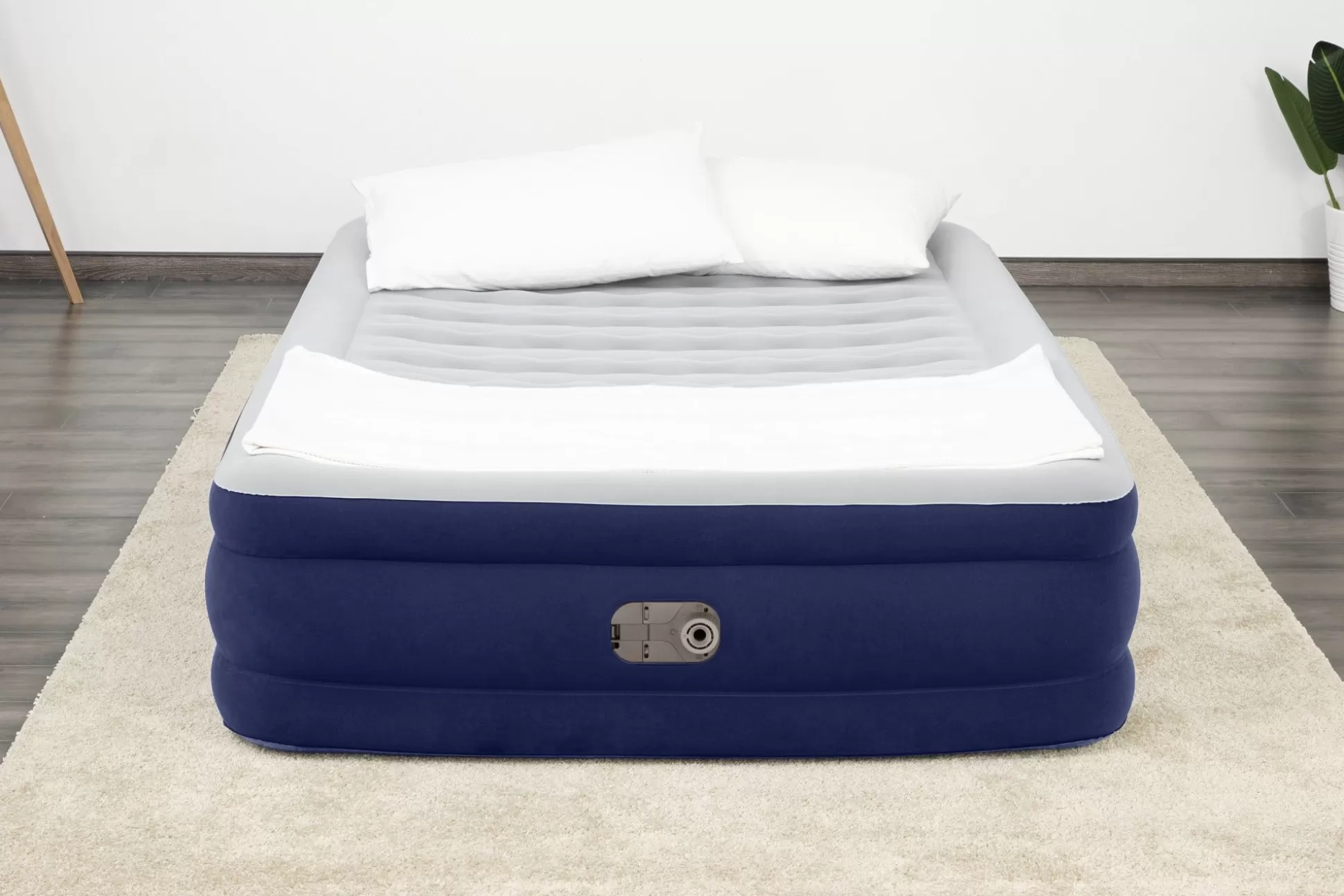 Bestway Tritech Air Mattress Full 15 With Built-In Ac Pump Included And Antimicrobial Coating Cheap