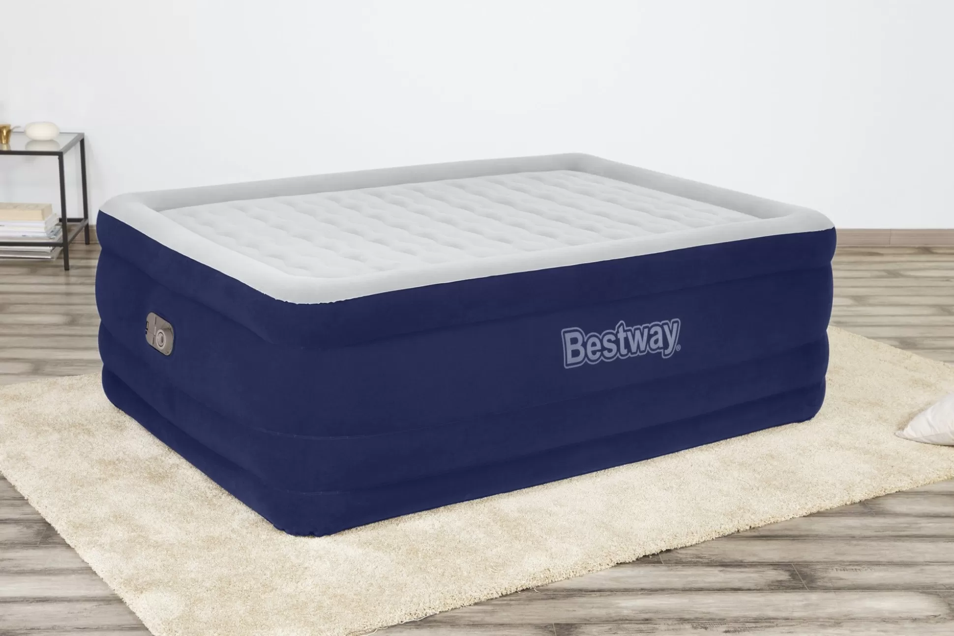 Bestway Tritech Air Mattress Full 24 With Built-In Ac Pump Included And Antimicrobial Coating Cheap