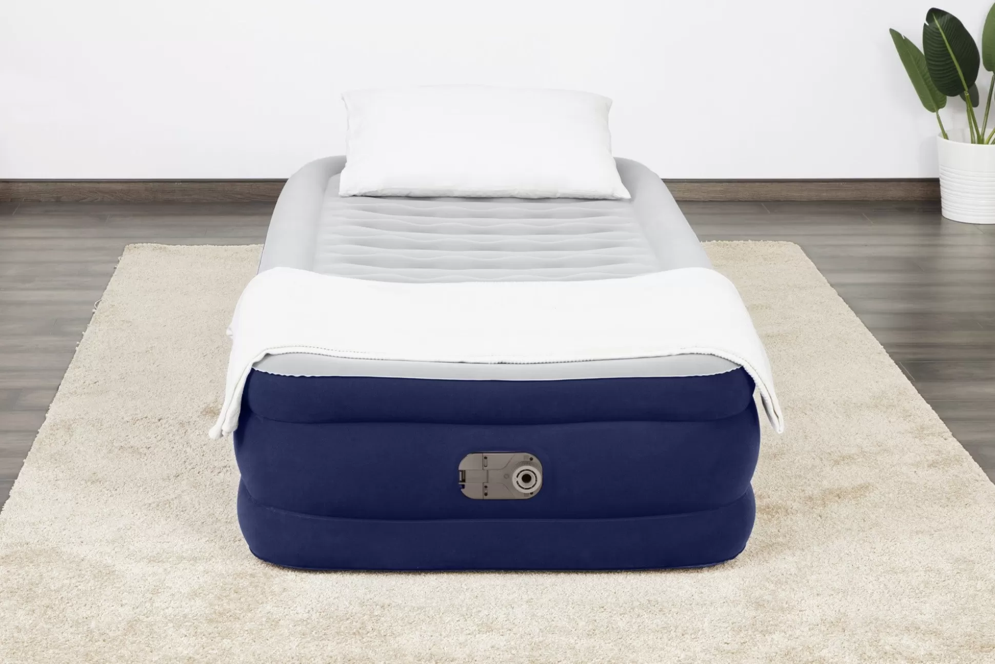 Bestway Tritech Air Mattress Twin 15 With Built-In Ac Pump Included And Antimicrobial Coating Sale