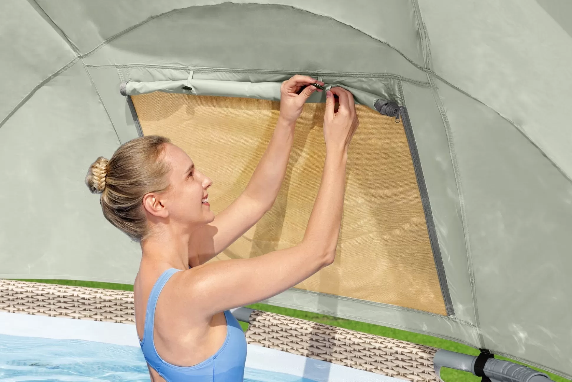 Bestway Coleman Steel Pro Max 14' X 33 Round Metal Frame Above Ground Pool Set Cheap