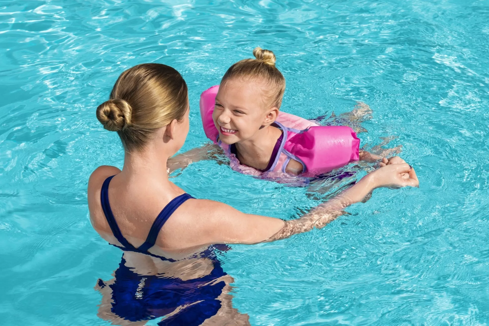 Bestway Disney Junior Minnie Mouse Pink Swim Training Vest With Armbands Best