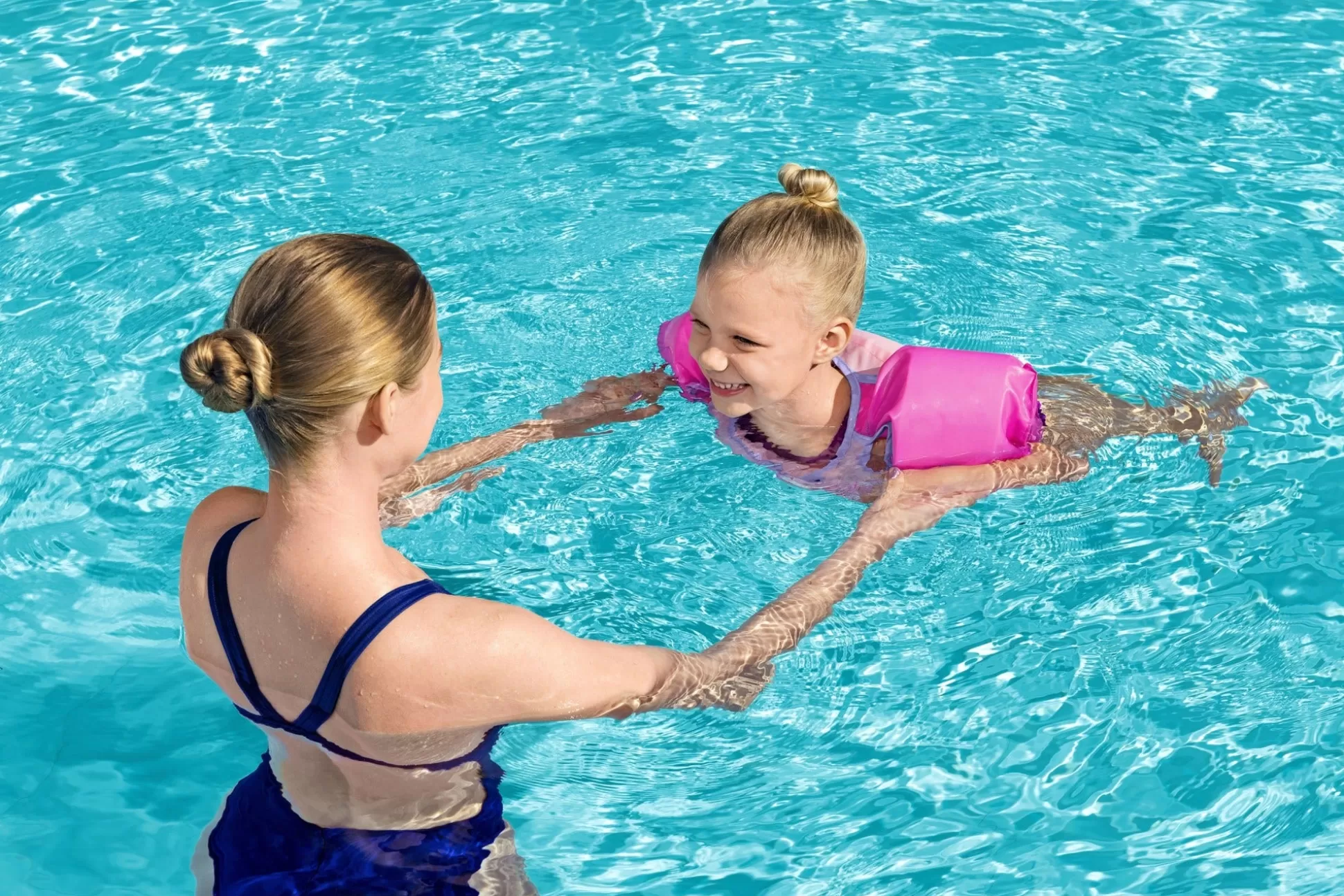 Bestway Disney Junior Minnie Mouse Pink Swim Training Vest With Armbands Best