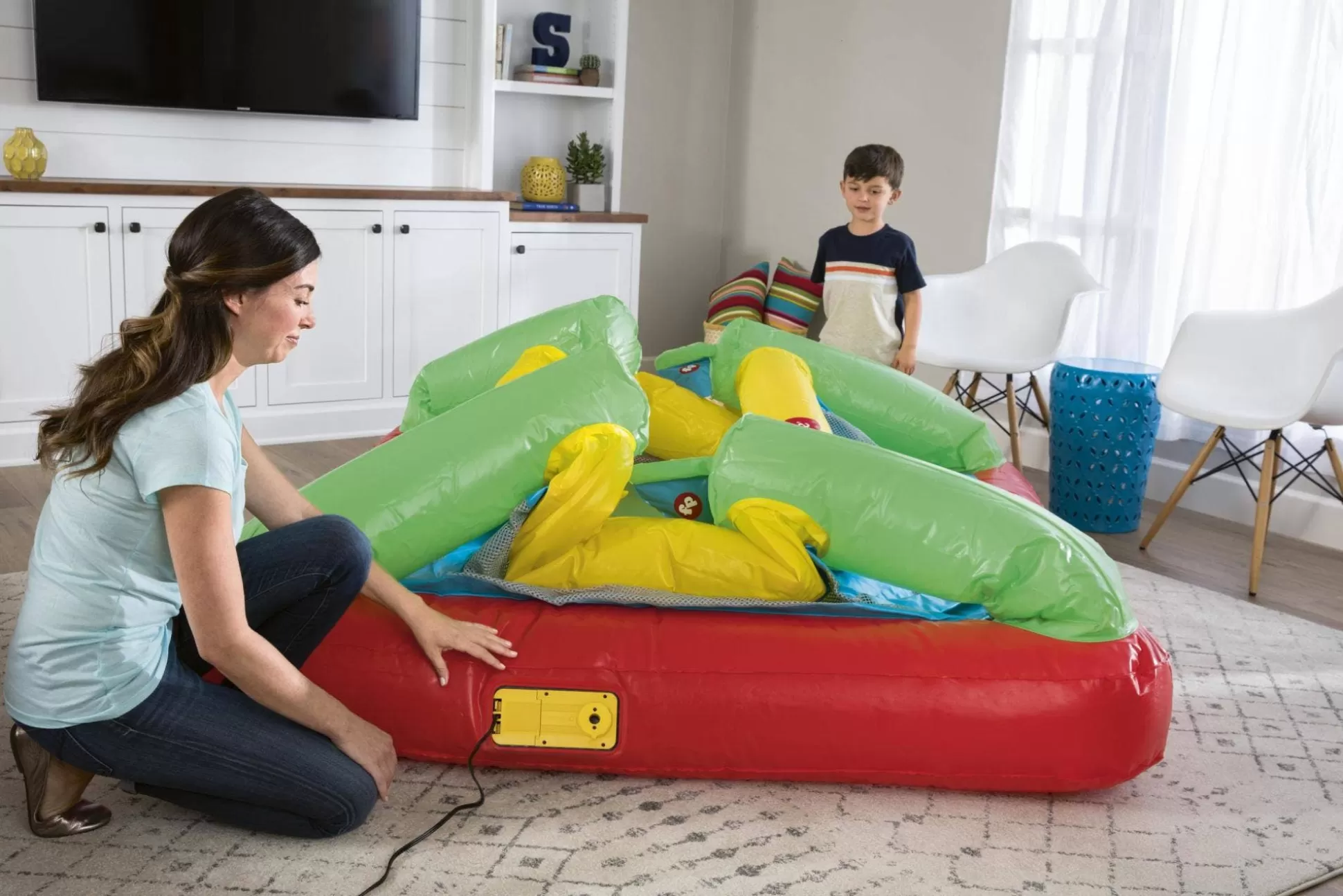 Bestway Fisher Price 69'' X 68'' X 53'' Bouncesational Indoor Bouncer With Built-In Pump Online