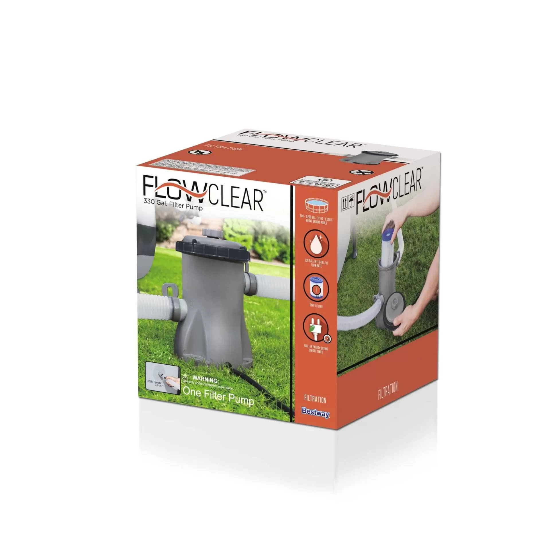 Bestway Flowclear 330 Gal. Filter Pump Shop