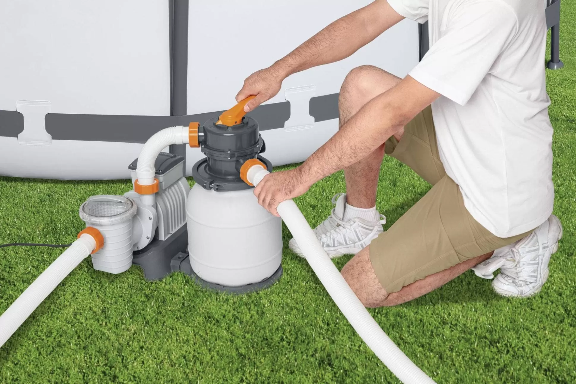 Bestway Flowclear 1500 Gal. Sand Filter Pump Outlet