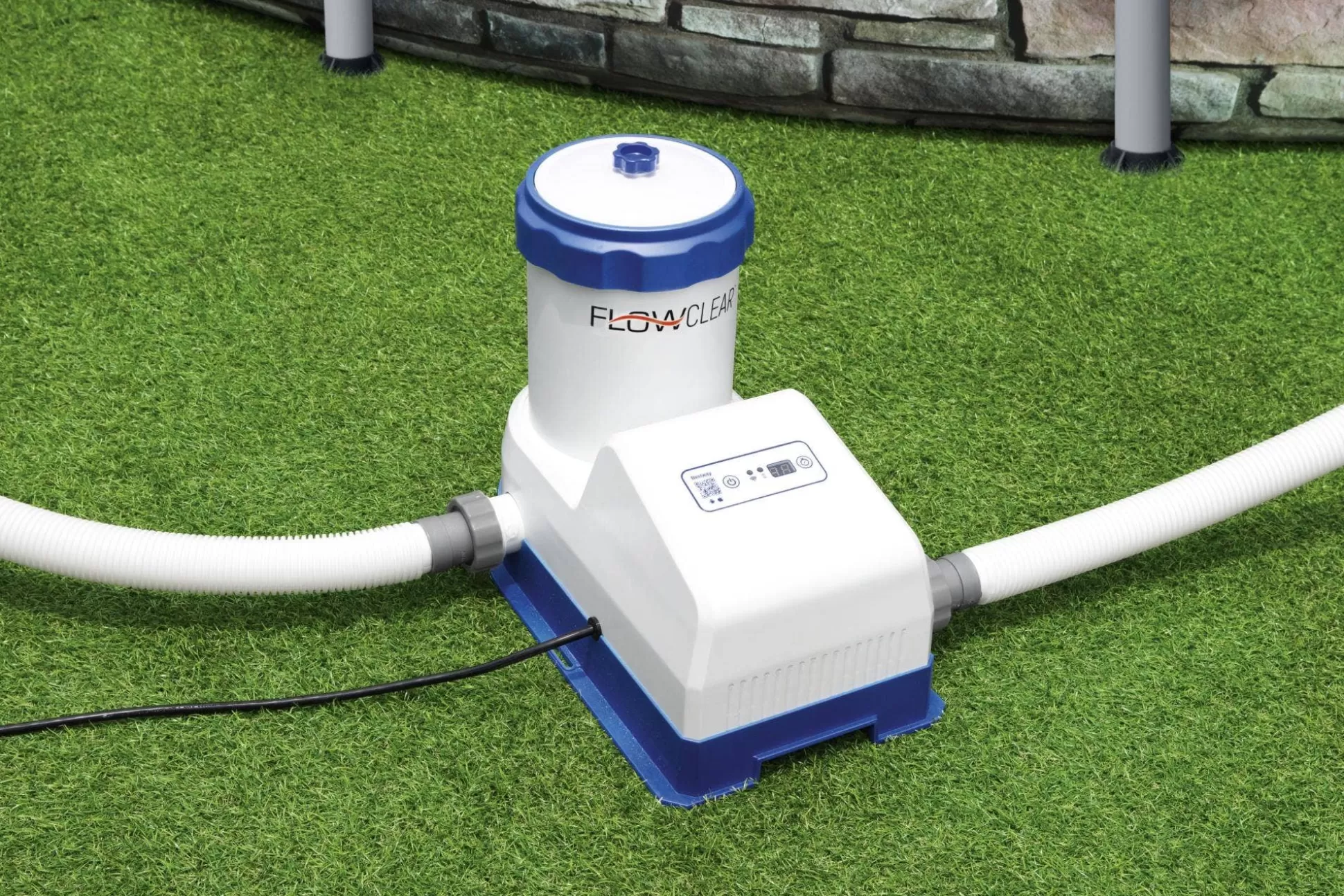 Bestway Flowclear Smart Touch Wifi 2,000 Gal. App-Controlled Filter Pump Hot