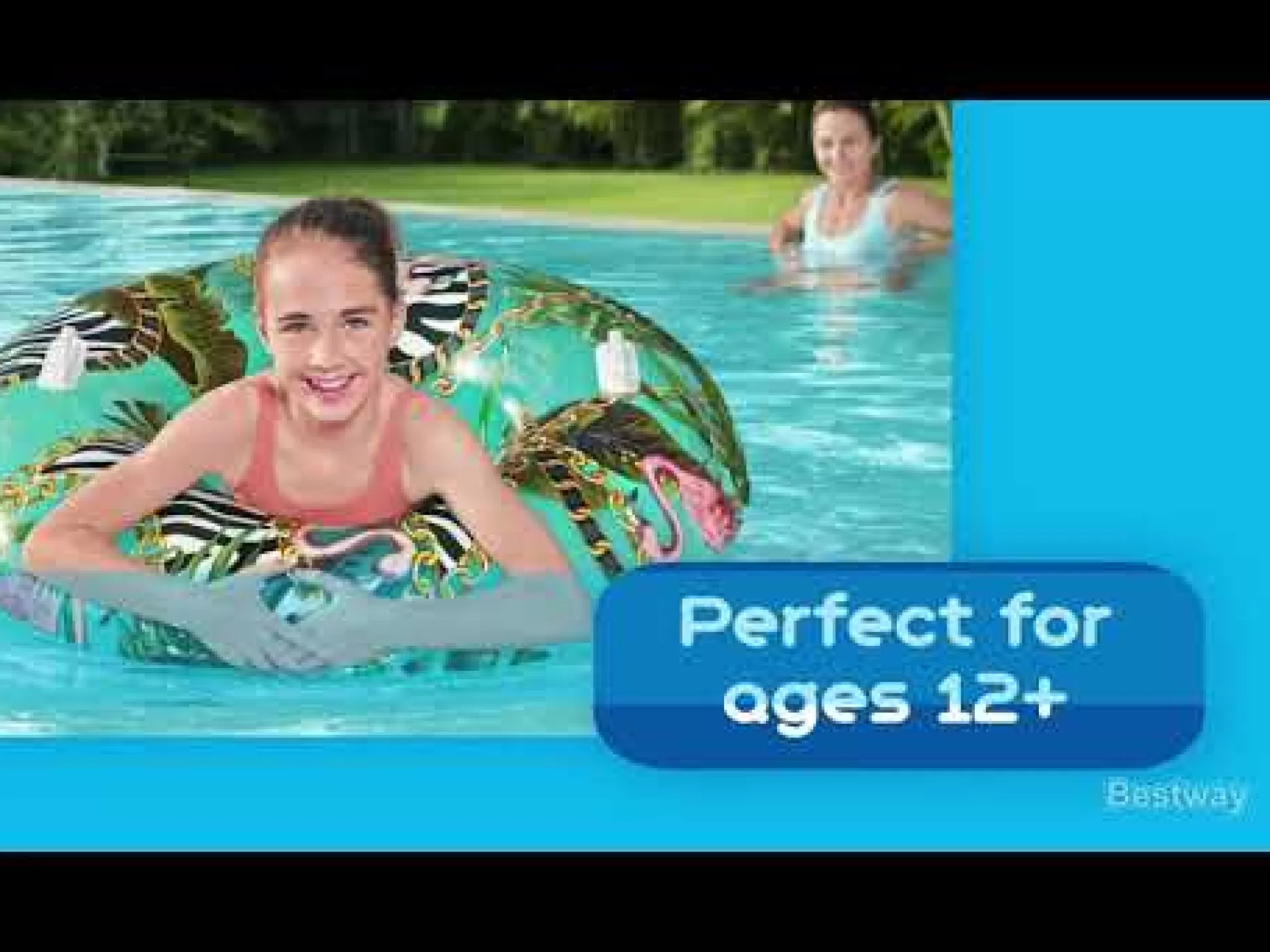 Bestway H2Ogo! 45 Floral Fantasy Pool Ring Float Best Sale