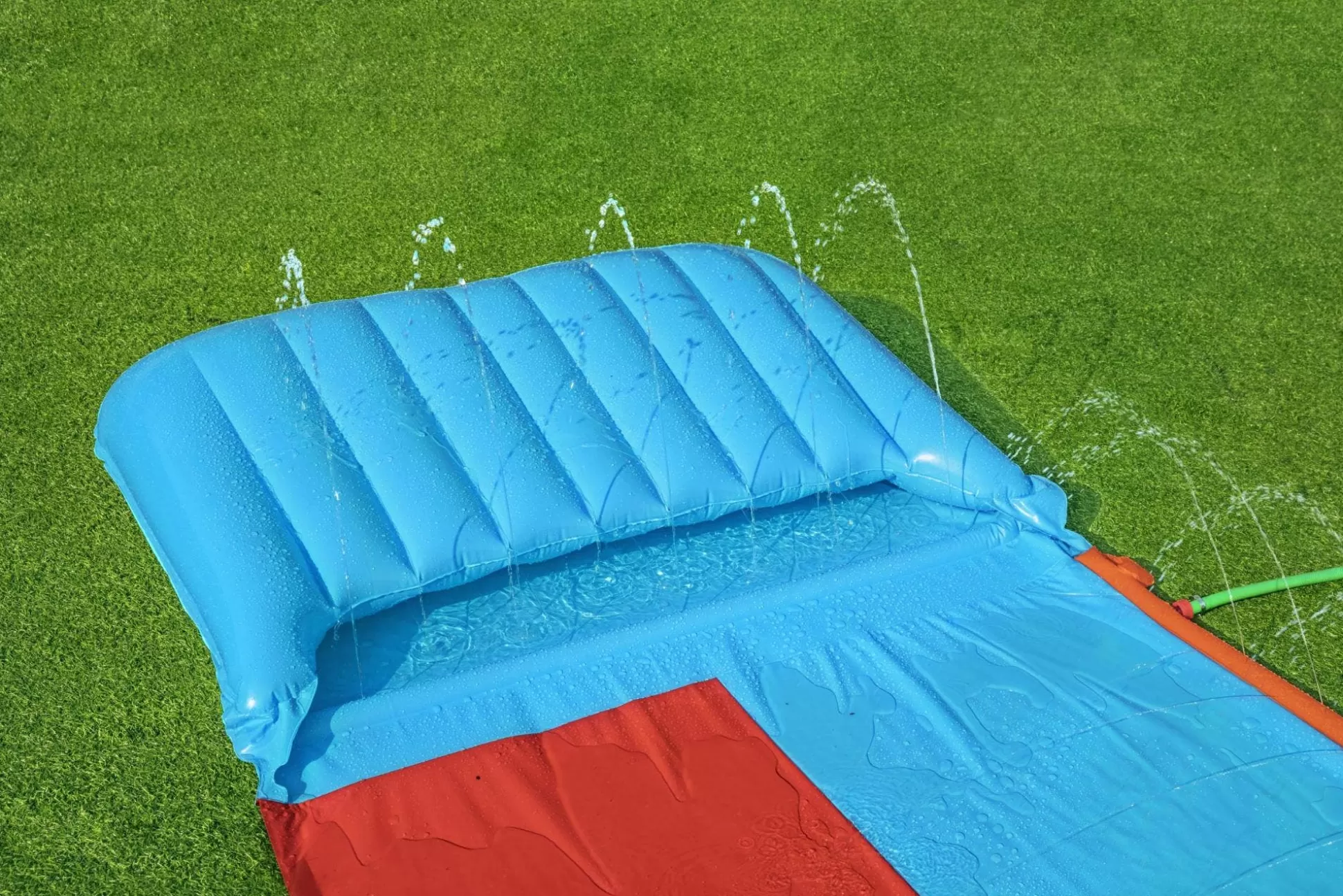 Bestway H2Ogo! Child Double Lane Water Slide With Tsunami Splash Ramp 16' Flash Sale