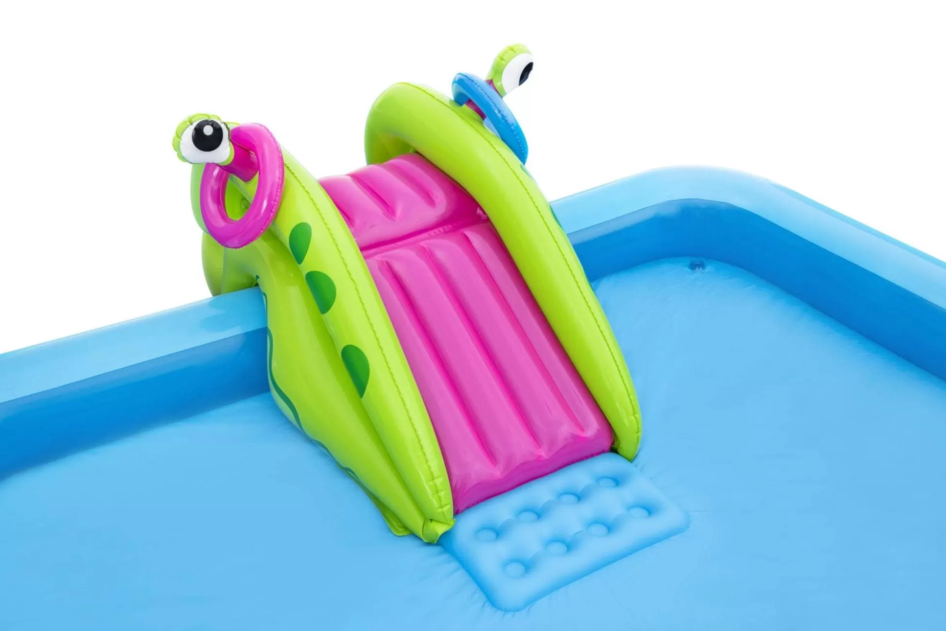 Bestway H2Ogo! Little Astronaut Square Inflatable Kiddie Pool Play Center With Slide Outlet