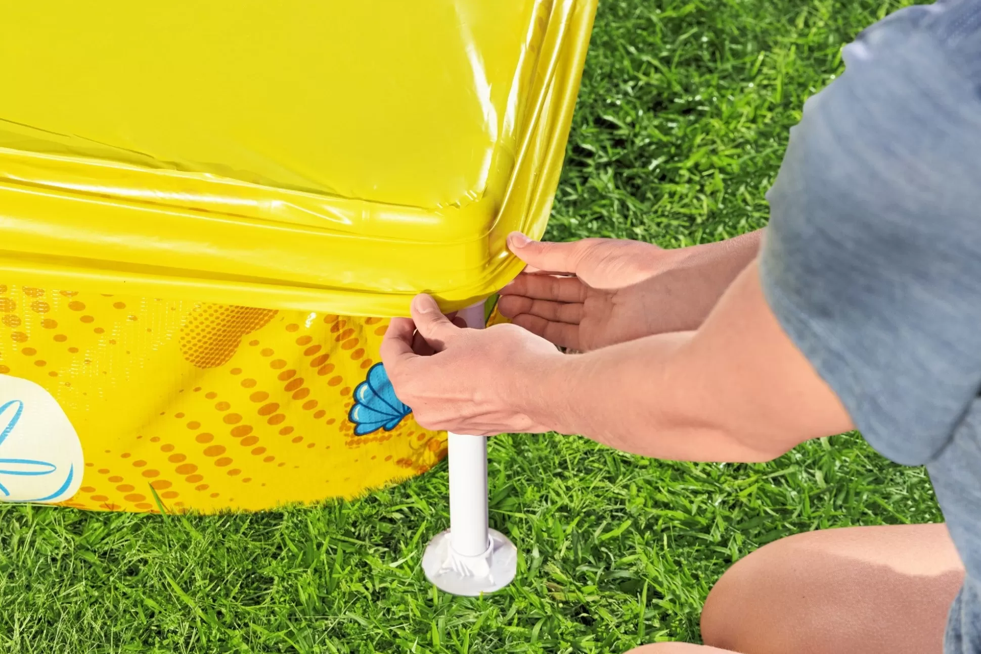Bestway H2Ogo! My First Frame Above Ground Pool And Sandpit Combo Best Sale