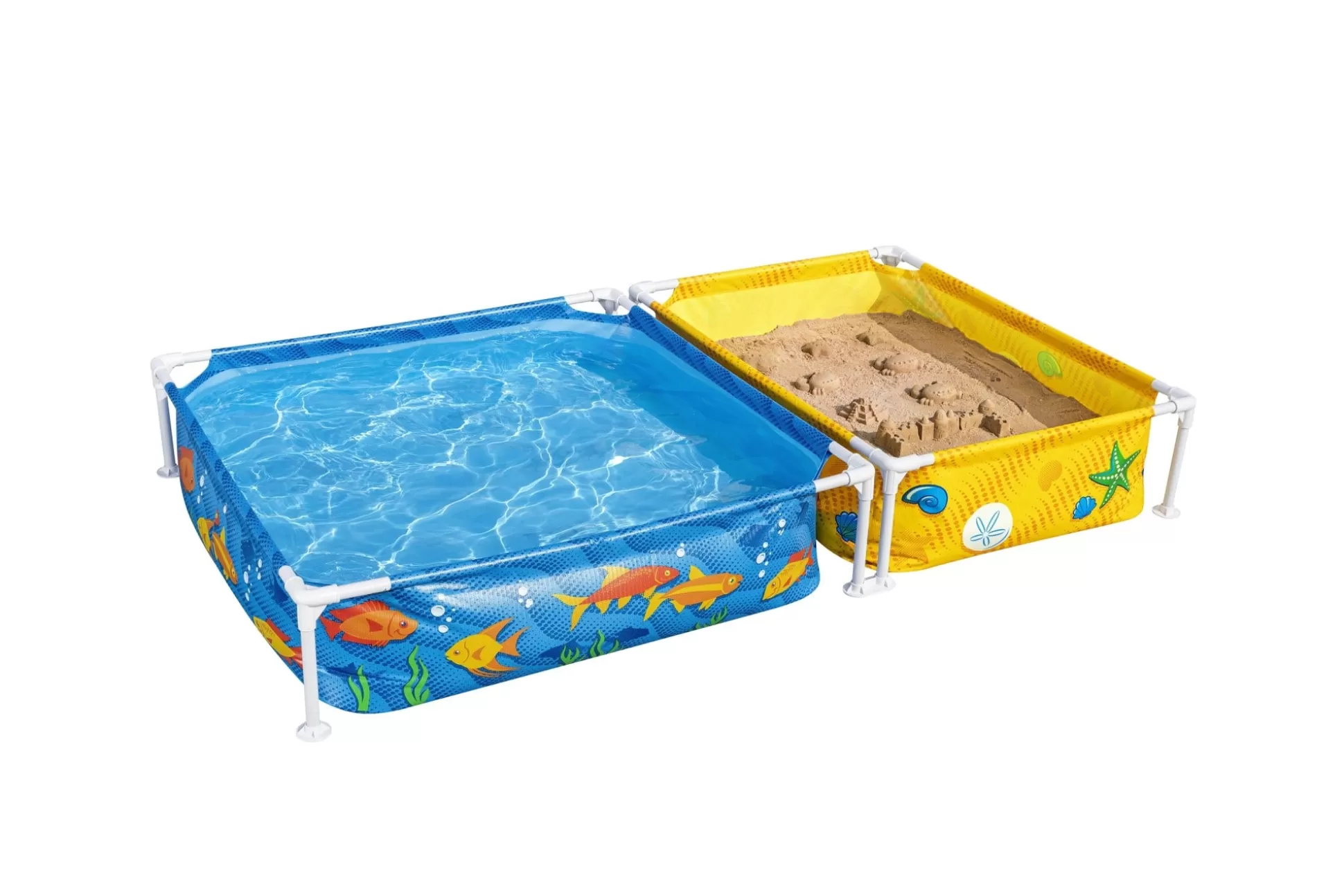 Bestway H2Ogo! My First Frame Above Ground Pool And Sandpit Combo Best Sale