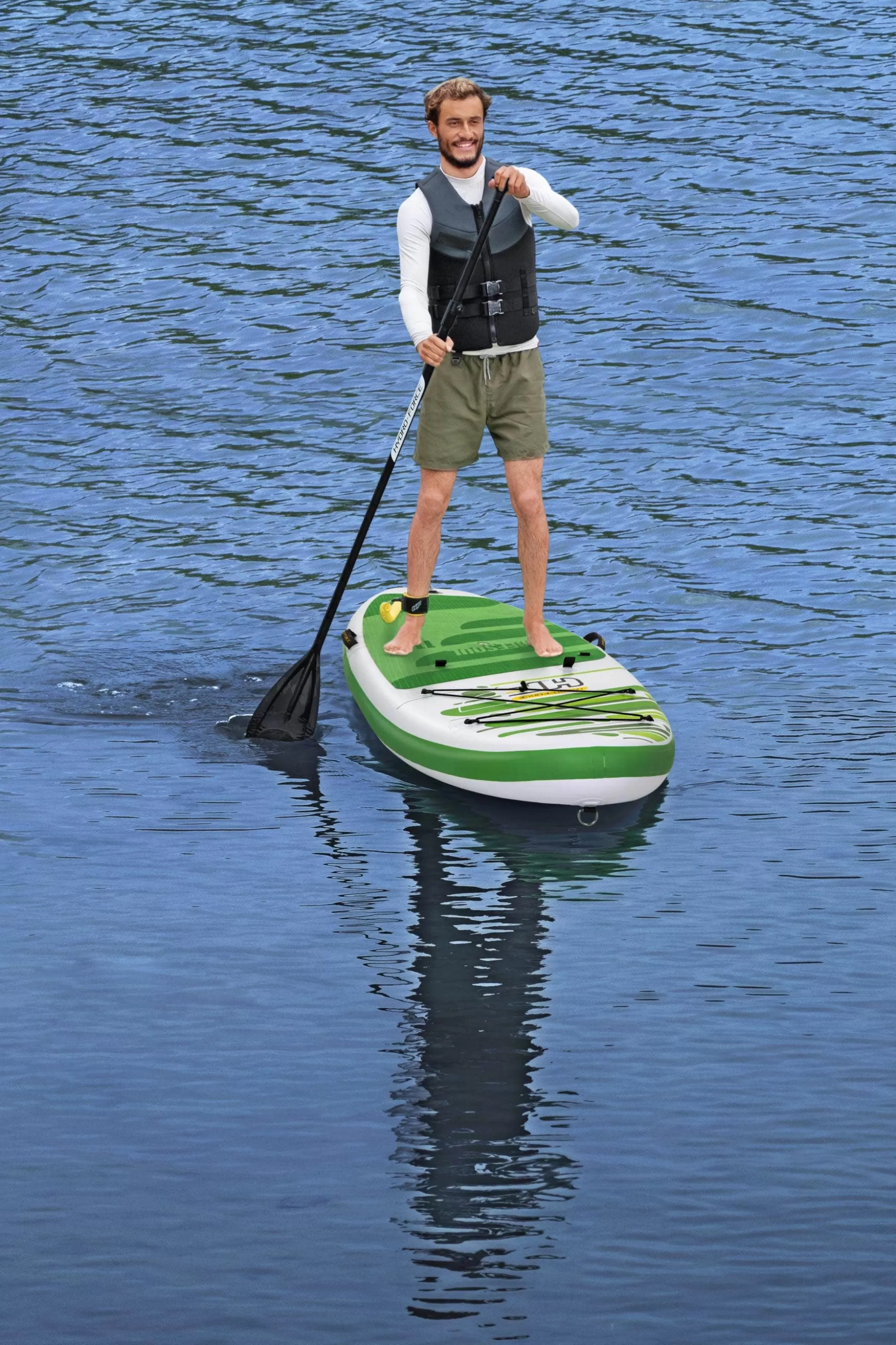 Bestway Hydro-Force Freesoul Tech Inflatable Convertible Stand-Up Paddleboard And Kayak Set 11'2" Flash Sale