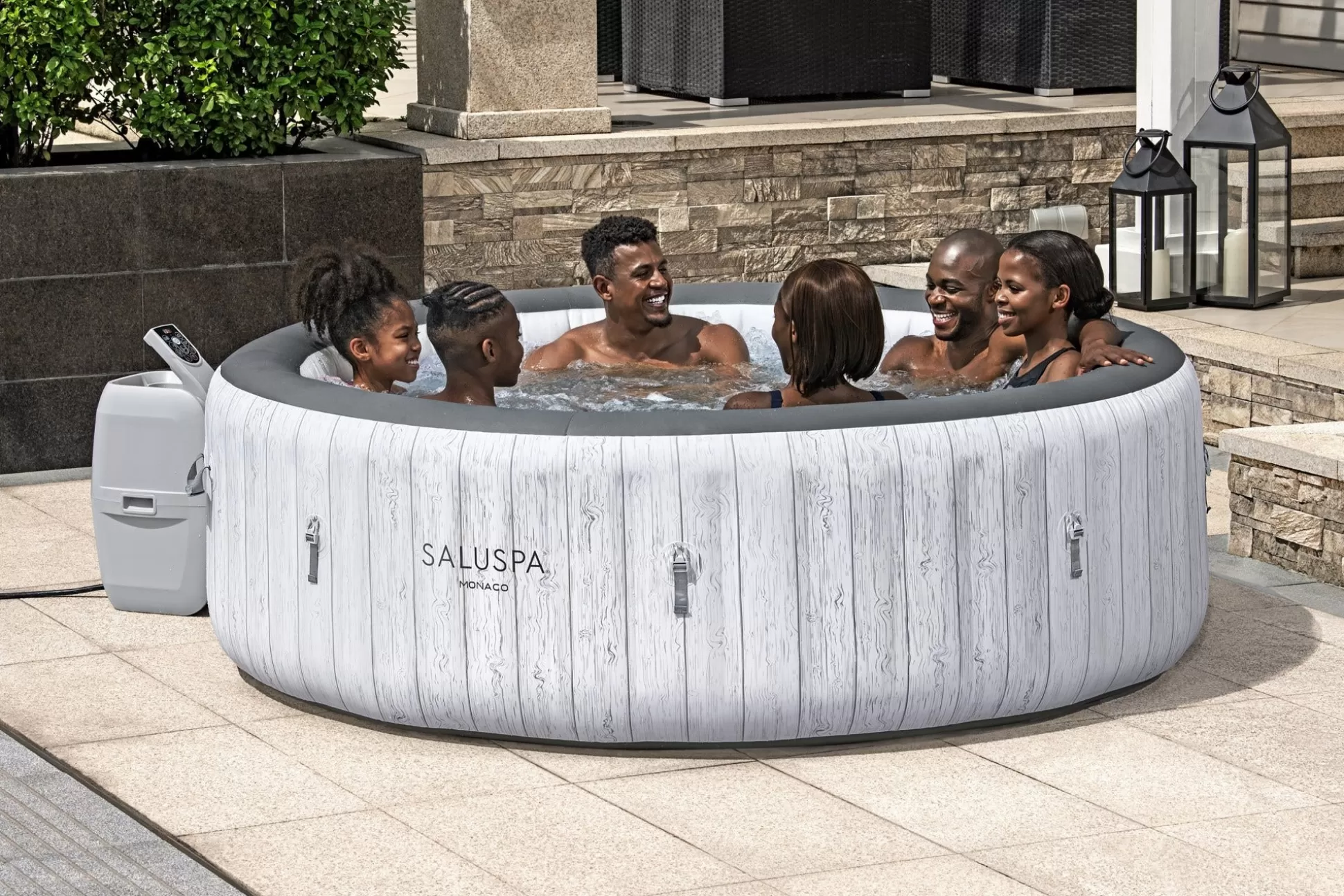 Bestway Saluspa Monaco Energysense Smart Signature Airjet Inflatable Hot Tub With App-Control 5-7 Person Online